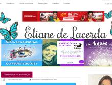 Tablet Screenshot of elianedelacerda.com